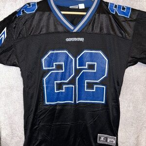 STARTER Black Jersey with Blue Accents